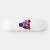 Skateboard Patinage blanc pour chien d'Alexander (Horz)