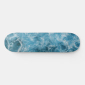 Skateboard Patinage Blue Ocean Waves (Horz)