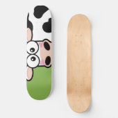 Skateboard Patinage Blushing Cow (Recto)