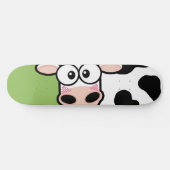Skateboard Patinage Blushing Cow (Horz)
