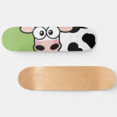 Skateboard Patinage Blushing Cow (Horz)