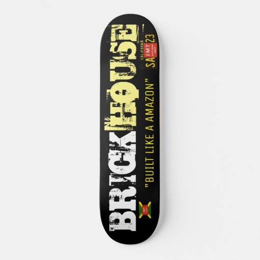 Skateboard Patinage BRICK HOUSE (Recto)
