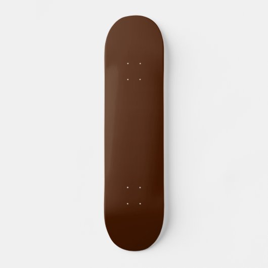 Skateboard Patinage Brown au chocolat solide (Recto)