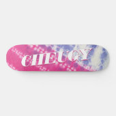 Skateboard Patinage Cheugy Pink Blue Tie Dye (Horz)