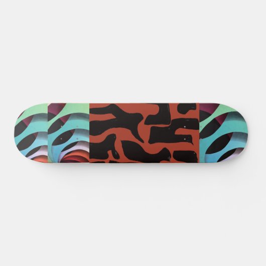 Skateboard Patinage coloré (Horz)