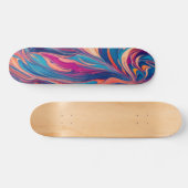 Skateboard Patinage coloré (Horz)