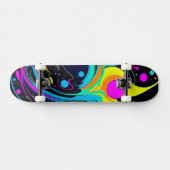 Skateboard Patinage coloré (Horz)