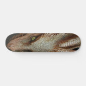 Skateboard Patinage cool de dragon blanc (Horz)