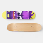 Skateboard Patinage cool pourpre monstre (Horz)