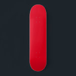 Skateboard Patinage couleur rouge<br><div class="desc">Patinage en couleur rouge clair. Patinage de couleur rouge solide</div>