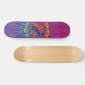 Skateboard Patinage crânien coloré (Horz)