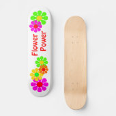 Skateboard Patinage d'alimentation des fleurs (Recto)