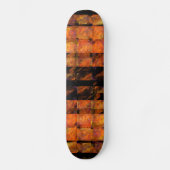 Skateboard Patinage d'art Abstrait au mur (Recto)