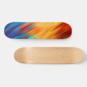 Skateboard Patinage d'art Abstrait coloré (Horz)