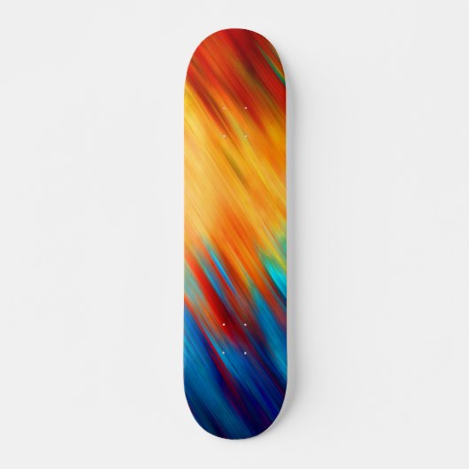 Skateboard Patinage d'art Abstrait coloré (Devant)