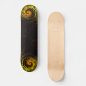 Skateboard Patinage d'art Abstrait floral Sunrise (Recto)
