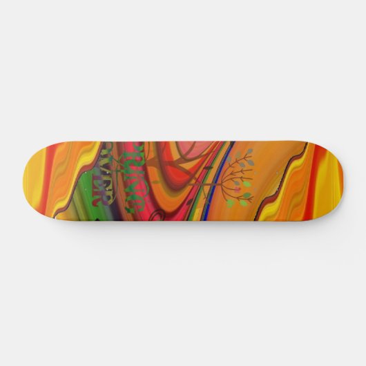 Skateboard Patinage d'art Abstrait Spring Lover (Horz)