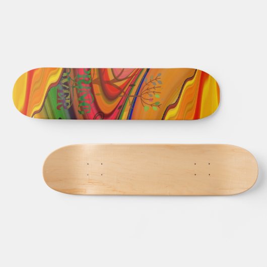 Skateboard Patinage d'art Abstrait Spring Lover (Horz)