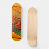 Skateboard Patinage d'art Abstrait Spring Lover (Recto)
