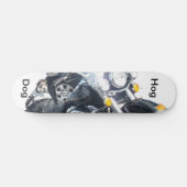 Skateboard Patinage de chien de porc (Horz)