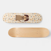 Skateboard Patinage de chiens Brown (Horz)