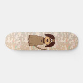 Skateboard Patinage de chiens Brown (Horz)