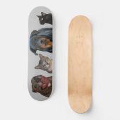 Skateboard Patinage de chiens et de chats en bois (Recto)