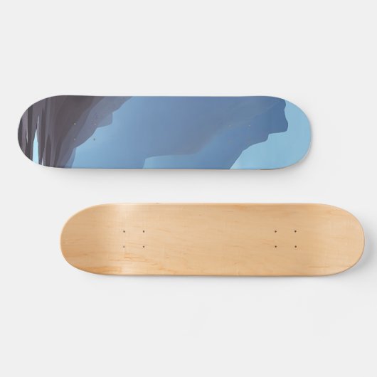 Skateboard Patinage de Cold Mountain (Horz)