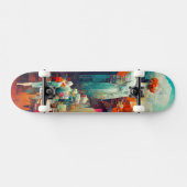 Skateboard Patinage de collage - Conception personnalisée (Horz)