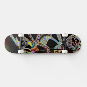 Skateboard Patinage de collection d'orchidées (Horz)