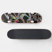 Skateboard Patinage de collection d'orchidées (Horz)