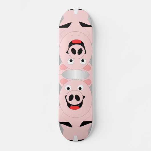 Skateboard Patinage de conception de cochon (Recto)