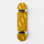 Skateboard Patinage de couleur or (Recto)