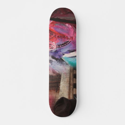 Skateboard Patinage de couleurs (Devant)