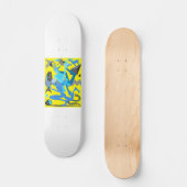 Skateboard Patinage de danse jaune (Recto)