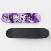 Skateboard Patinage de dragon violet (Horz)