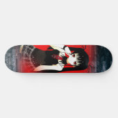 Skateboard Patinage de fille anime couleur dos (Horz)