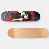 Skateboard Patinage de fille anime couleur dos (Horz)