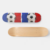 Skateboard Patinage de football français (Horz)
