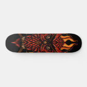 Skateboard Patinage de la chouette des incendies (Horz)