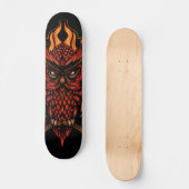 Skateboard Patinage de la chouette des incendies (Recto)