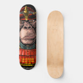 Skateboard Patinage de la guerrière des singes de Samurai (Recto)