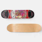 Skateboard Patinage de la paix (Horz)