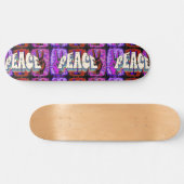 Skateboard Patinage de la paix (Horz)