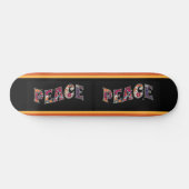 Skateboard Patinage de la paix (Horz)