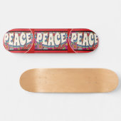 Skateboard Patinage de la paix (Horz)