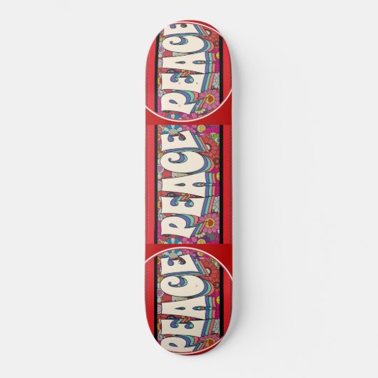 Skateboard Patinage de la paix (Recto)