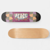Skateboard Patinage de la paix (Horz)