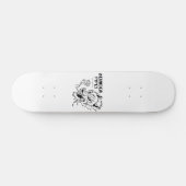 Skateboard Patinage de loup fumeur (Horz)