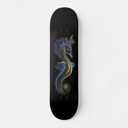 Skateboard Patinage de l'Unicorne (Recto)